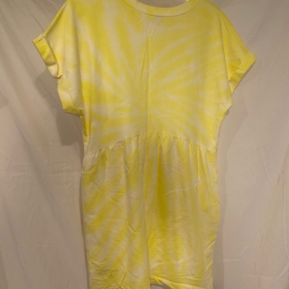 Lemon yellow casual dress - Picture 2 of 4